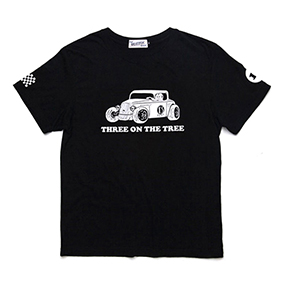 Three On The TreeT-Shirt BLACK/WHITE
