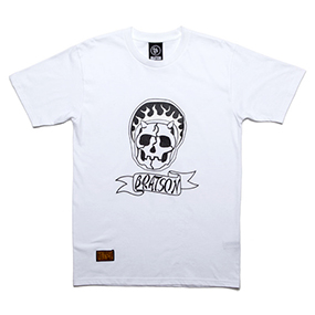Sucktatoo Big SkullT-Shirt WHITE
