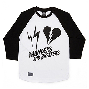 Thunders and BreakersRaglan Shirt WHITE BODY