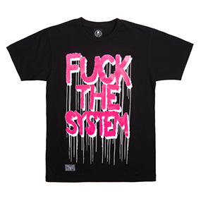 Fuck The SystemVol.3 T-Shirt BLACK