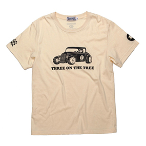 Three On The TreeT-Shirt BEIGE/BLACK